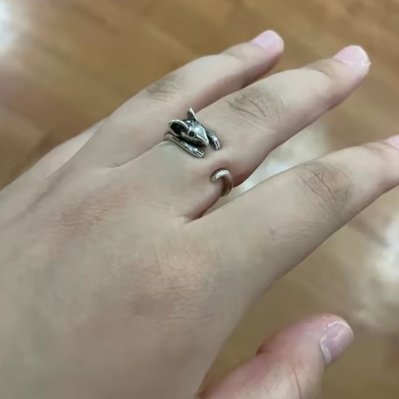 Vintage Silver Mouse Ring - Picture 5 of 5